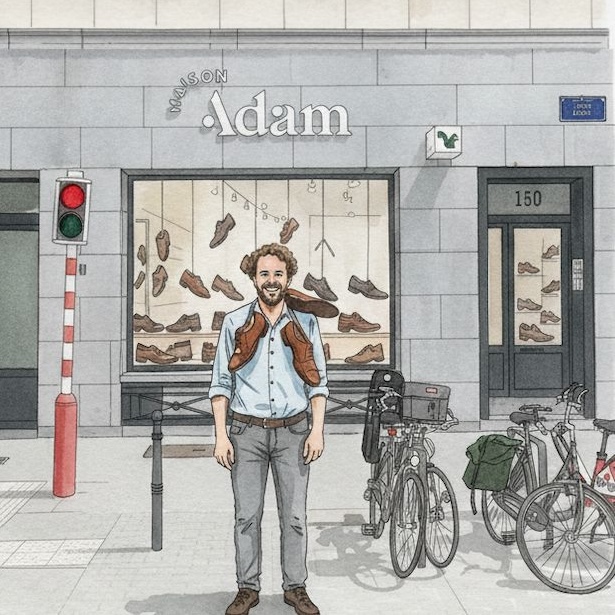 Steven Sonabend, owner of Maison Adam shoe store in Brussels